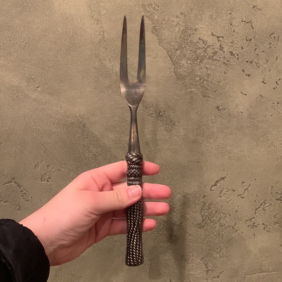 Vintage Silea Silver Carving Knife and Meat Fork Set - Picture 2 of 10